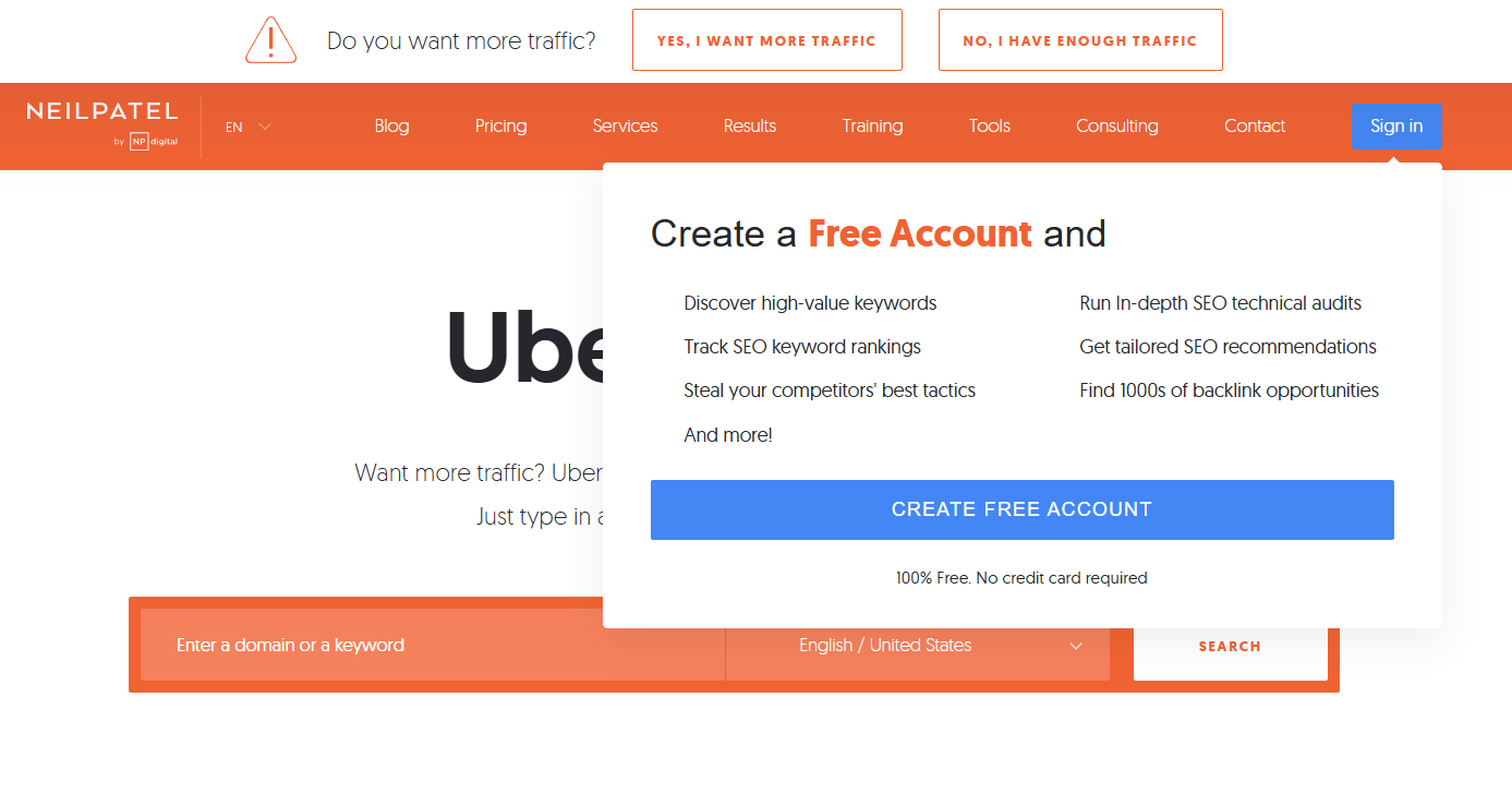 Ubersuggest工具