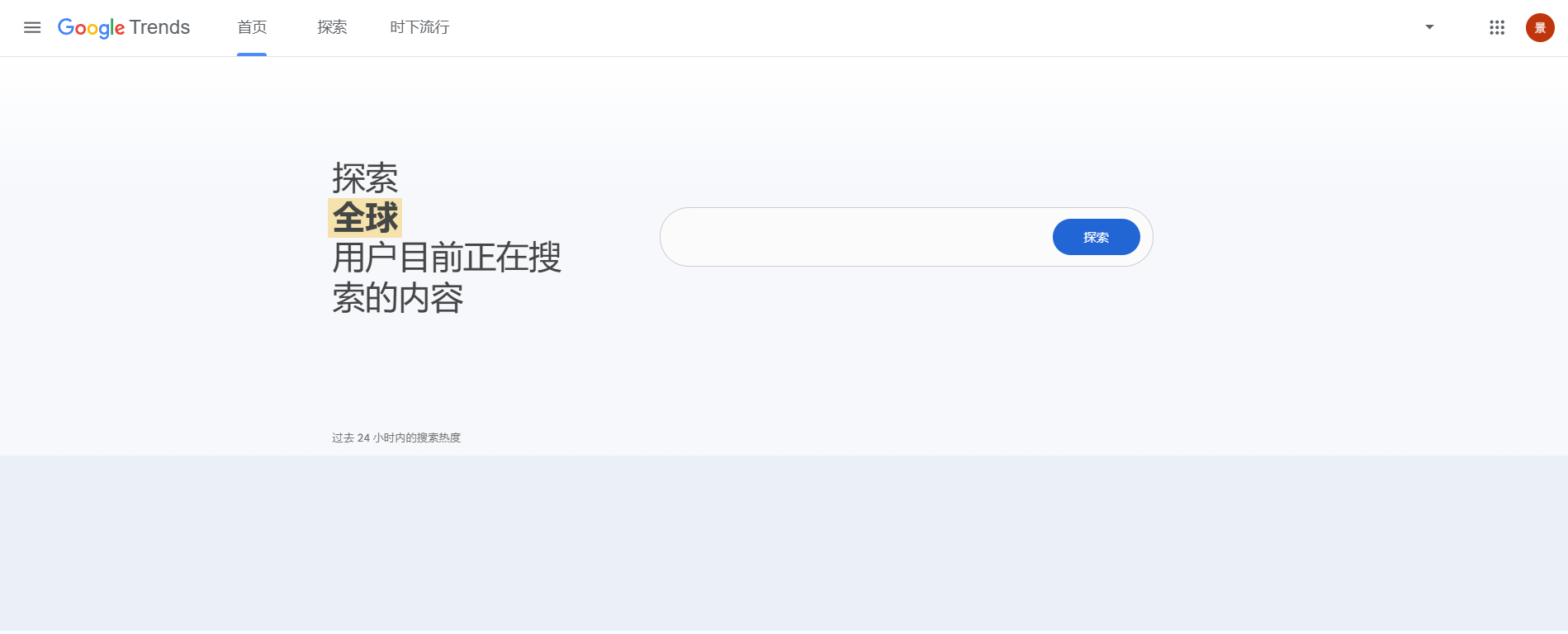 Google Trends工具