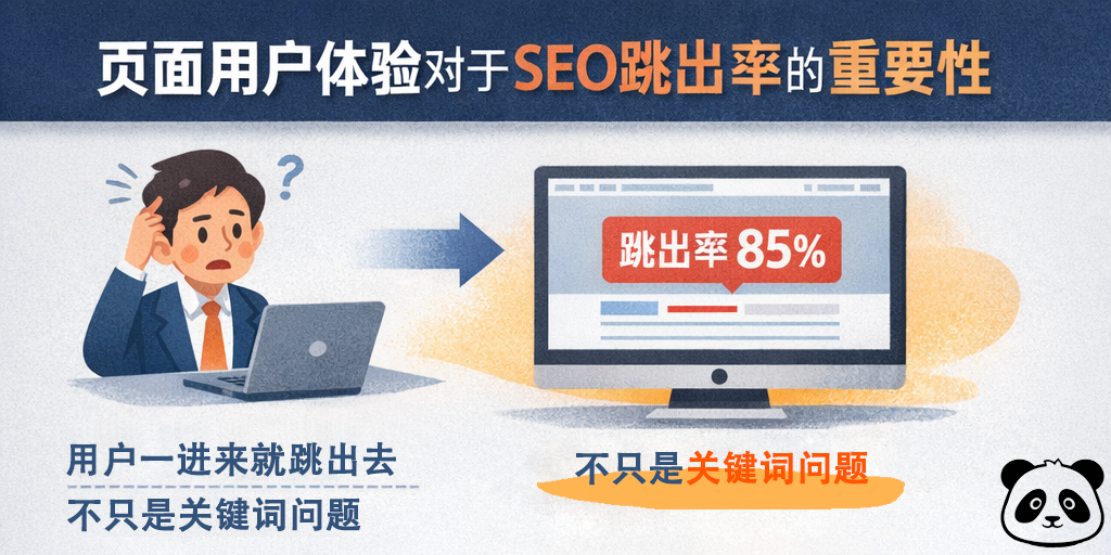 SEO基础：页面用户体验对于SEO跳出率的重要性