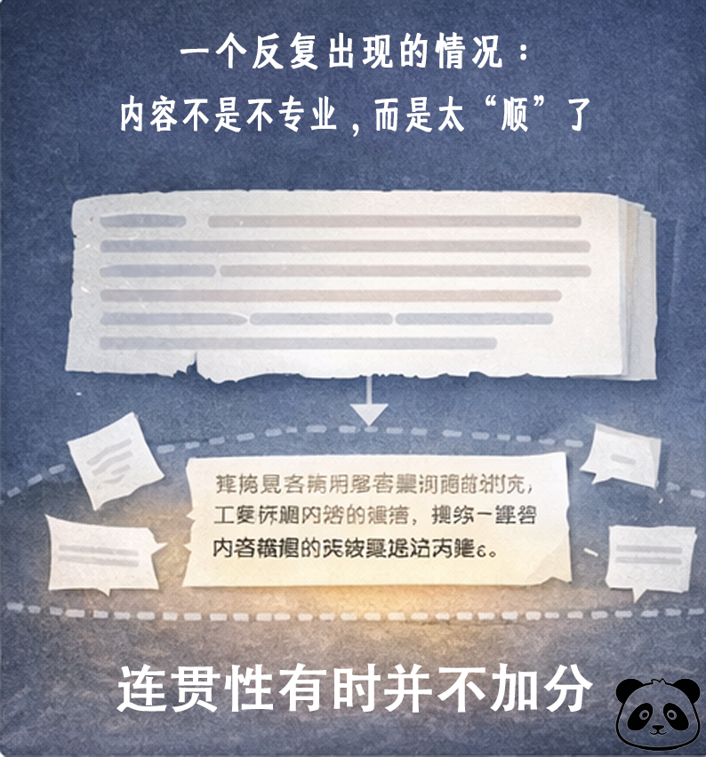 写得太顺的问题 写得太顺的问题