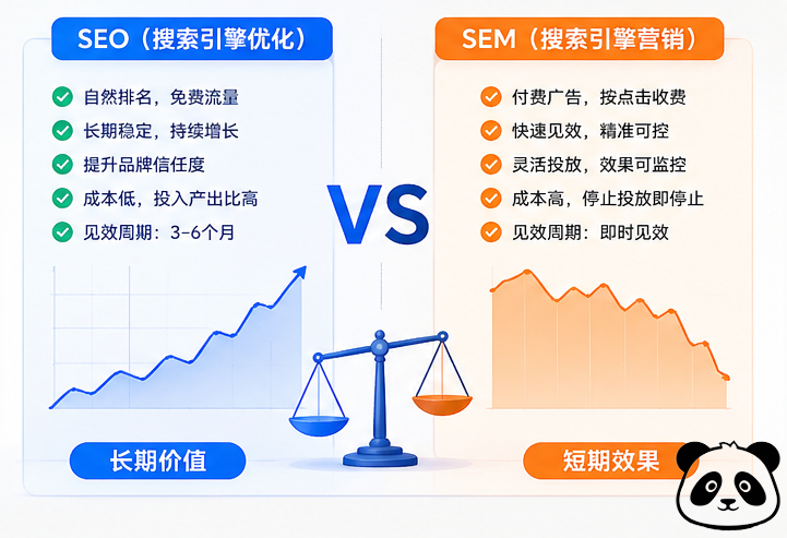 SEO优化与SEM竞价的协同关系：成本与效率的平衡